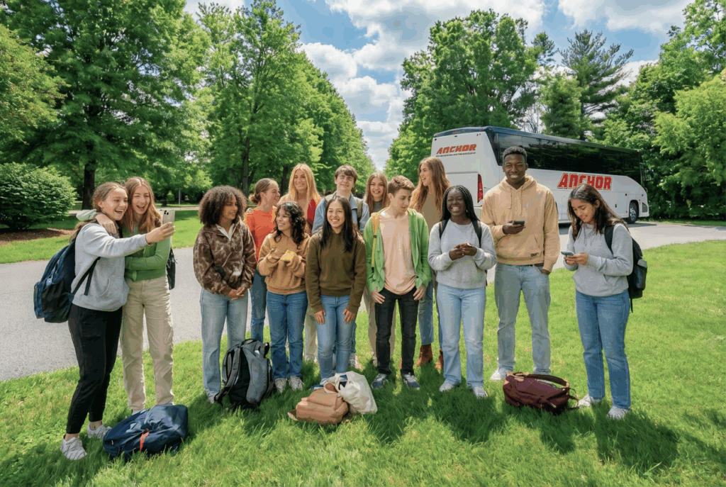 Highschool Kids on a Trip